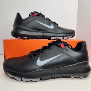 Nike TW '13 W Black/Stealth-Varsity Red Size 12 Men Golf Shoes